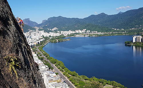 Climbing in Rio, Cantagalo Hill