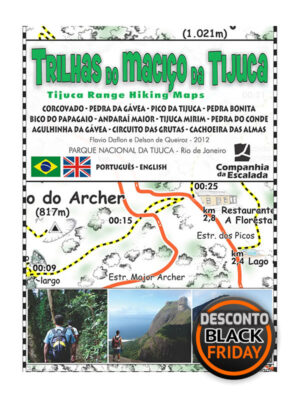 Mapa da Trilhas da Floresta da Tijuca